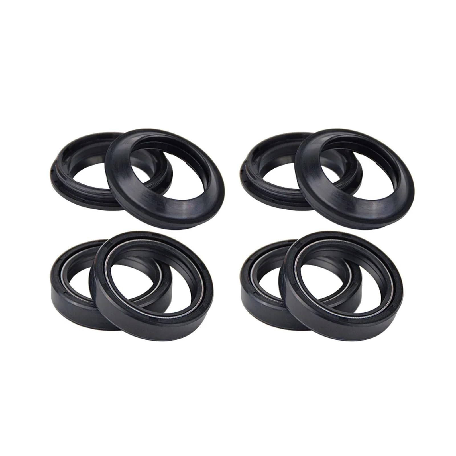 38x50x11 38 * 50 Öldichtung Staubdichtlippe for ZX600 ZX750 ZX900 Ninja600R Ninja750R Ninja900R KZ1000 KZ1100(4pcs seal 4pcs cover) von PGENDJHTE