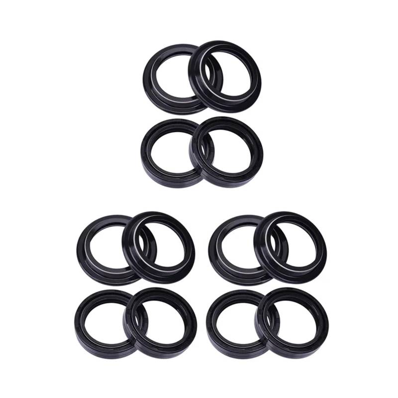 41x54x11 Motorrad Gabel Dämpfer Öl Dichtung 41 54 Staub Dichtung Lip for Z750 Z750R Z800 Z 750 800 VN800 EINE Vulcan VN 800(6pcs seal 6pcs cover) von PGENDJHTE