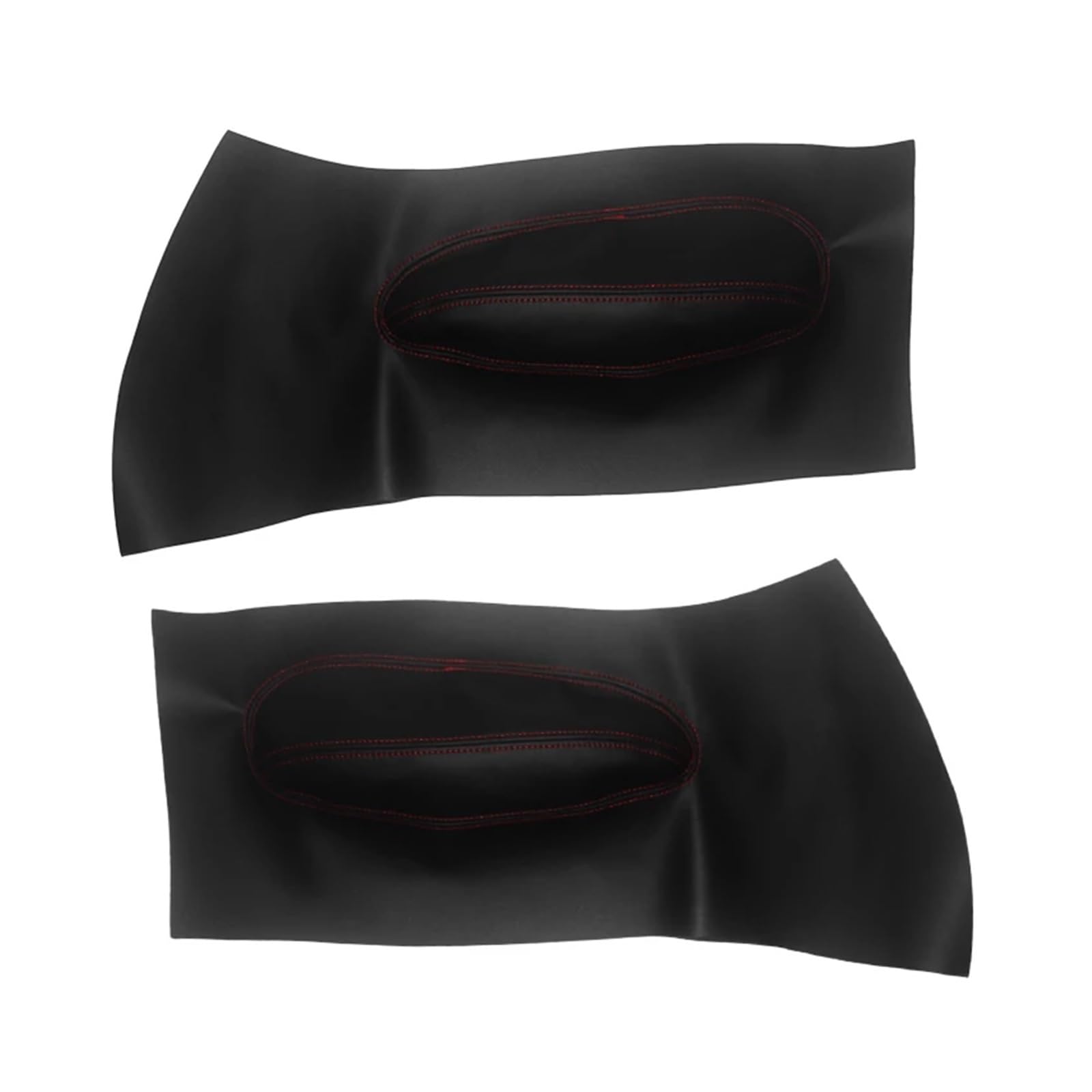 2 teile/satz Auto Mikrofaser Leder Vordertür Armlehne Panel Abdeckung Innenverkleidung Kompatibel Mit Käfer 1998 1999 2000 2001 2002-2010(Black-red line) von PGVXEM