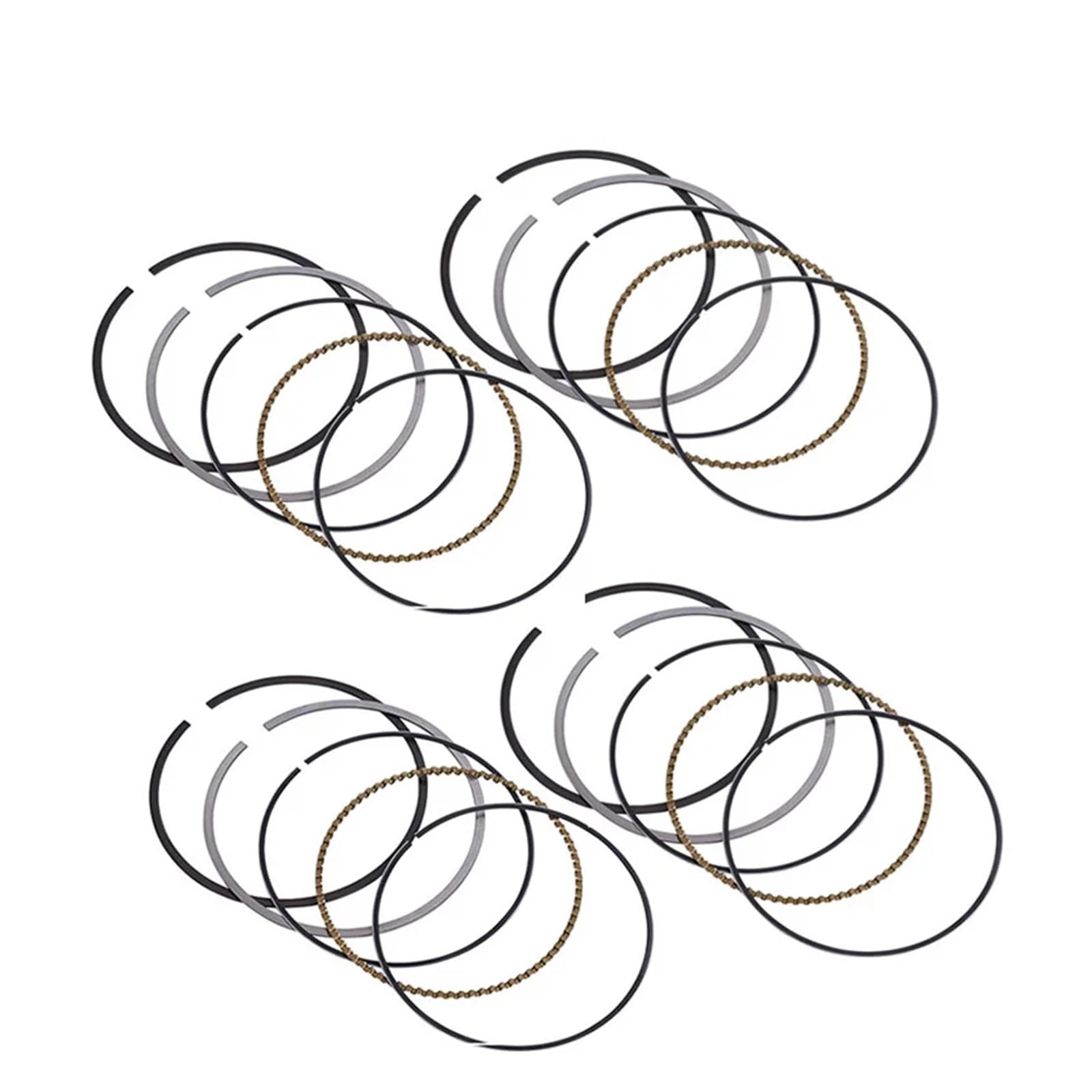 73mm 73,25mm 73,5mm 73,75mm 74mm Motorrad 1 Zylinder Motor Kolbenringe Kompatibel mit 12140-13E00 DR-Z250 DRZ 250 RF900 RF900RV(4X0.25 size) von PGVXEM