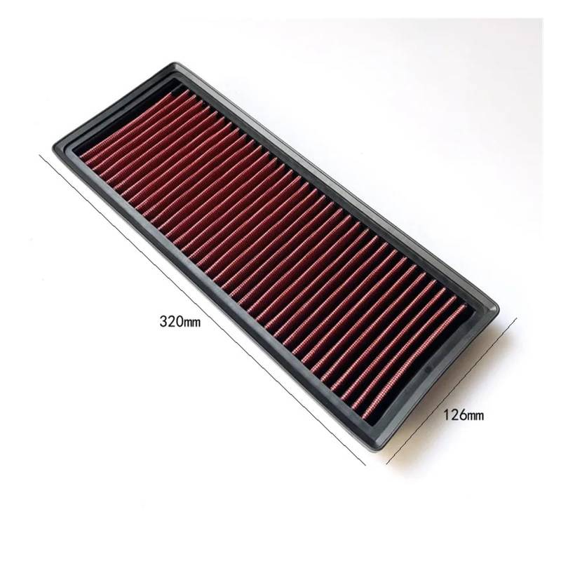 Ersatz-Luftfilter, kompatibel mit A5 QUATTRO Q5 A4 ALLROAD 2.0 1.8 High Flow OEM 8KO-133-843E, waschbar von PGVXEM