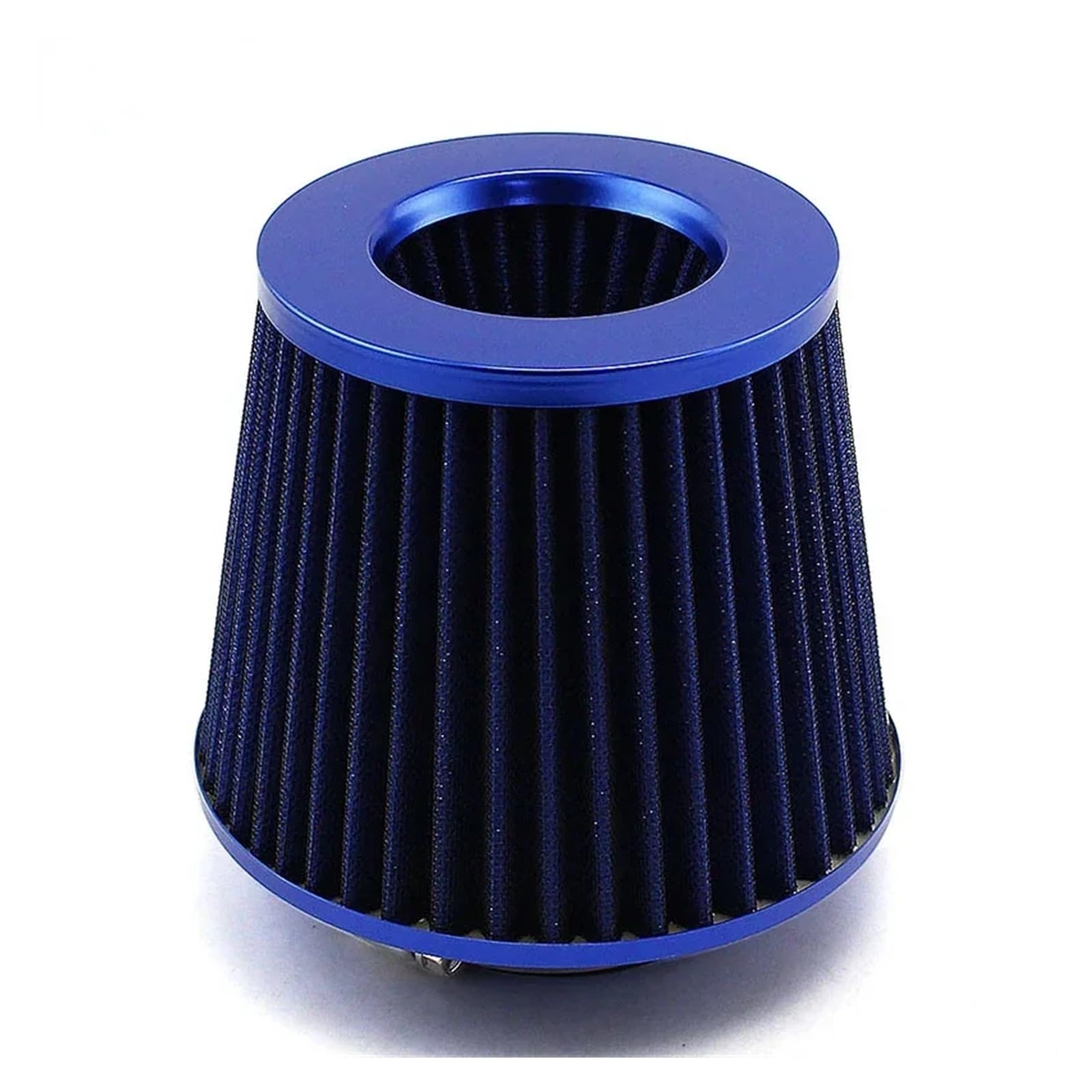 Lufteinlassfilter High Flow 76 mm Sport-Rennwagen-Tuning Kalter Pilzkopf 6-Zoll-Kegel-Luftfilter Universale(Blue) von PGVXEM