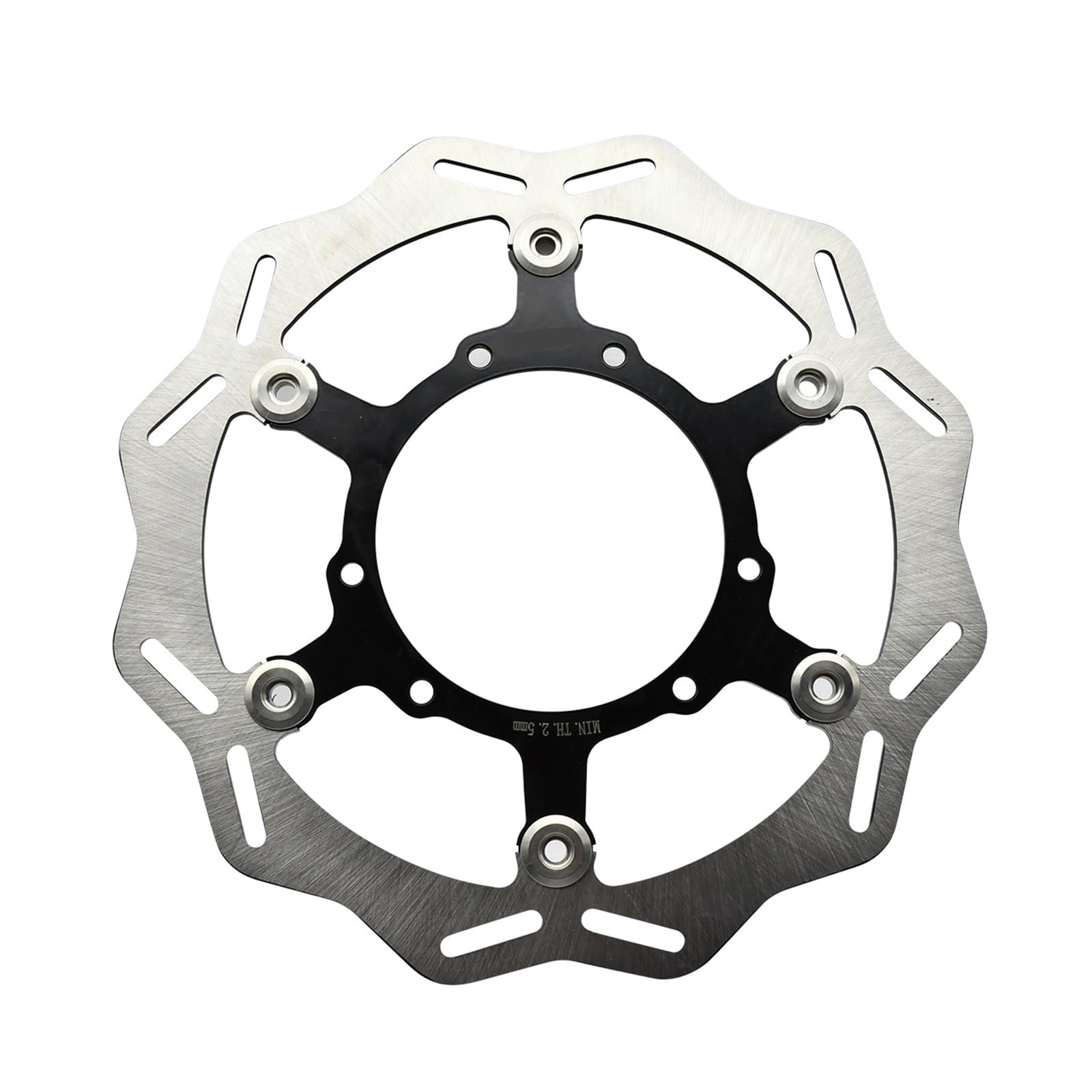 Motorrad 260 MM Vorne Schwimmende Bremsscheibe Rotor Halterung for CR125E CR125R CR250E CR250R CRF250X CRF450R CRF450RX CRF450X von PGVXEM