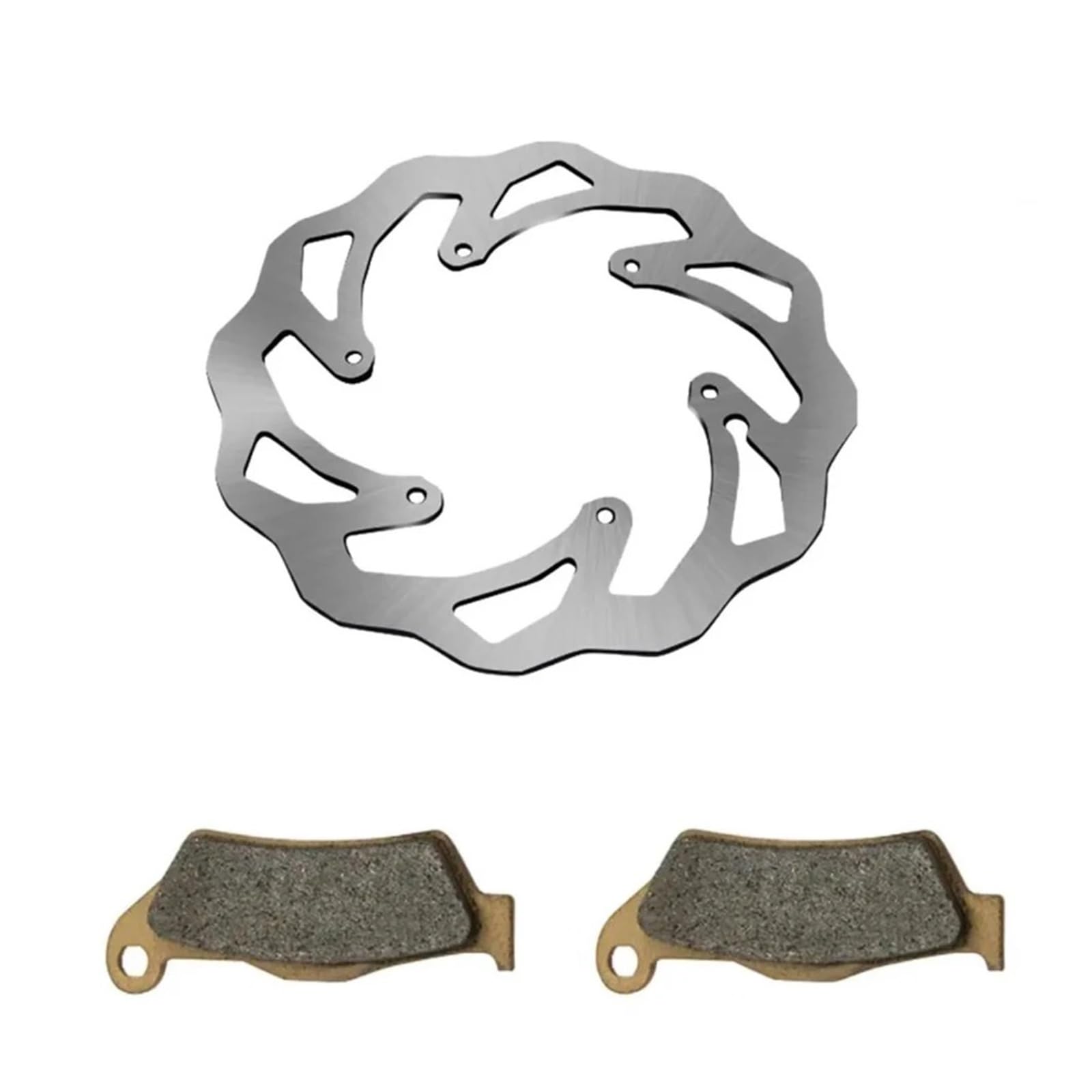 Motorrad-Bremsscheiben-Set vorne und hinten, kompatibel mit SX SXC SXF EXC EXCF XC F XCW Supermoto 125 250 300 350 450 500 1998–2020(Front Set) von PGVXEM