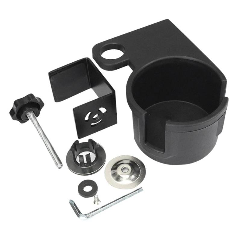 Clip-on-Schreibtisch-getränkehalter Tassenclip Für Schreibtischkanten Sofa-getränkehalter Becherhalter Für Getränke Cup-Clip An Der Schreibtischseite Cliphalter Black Legierung PHENOFICE von PHENOFICE