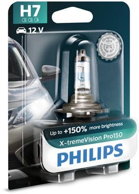 PHILIPS Glühlampe Glühbirne Fernscheinwerfer H7 Kompatibel mit Abarth Alfa Alpina Audi BMW Chevrolet Chrysler Citroen Dacia Daewoo DS Fiat Ford 92-> von PHILIPS