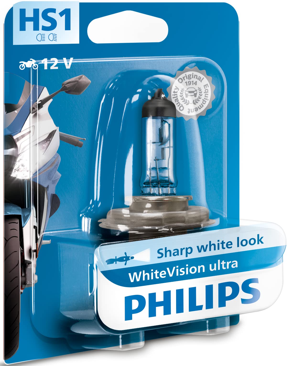 Philips automotive lighting HS1 WhiteVision ultra moto von PHILIPS