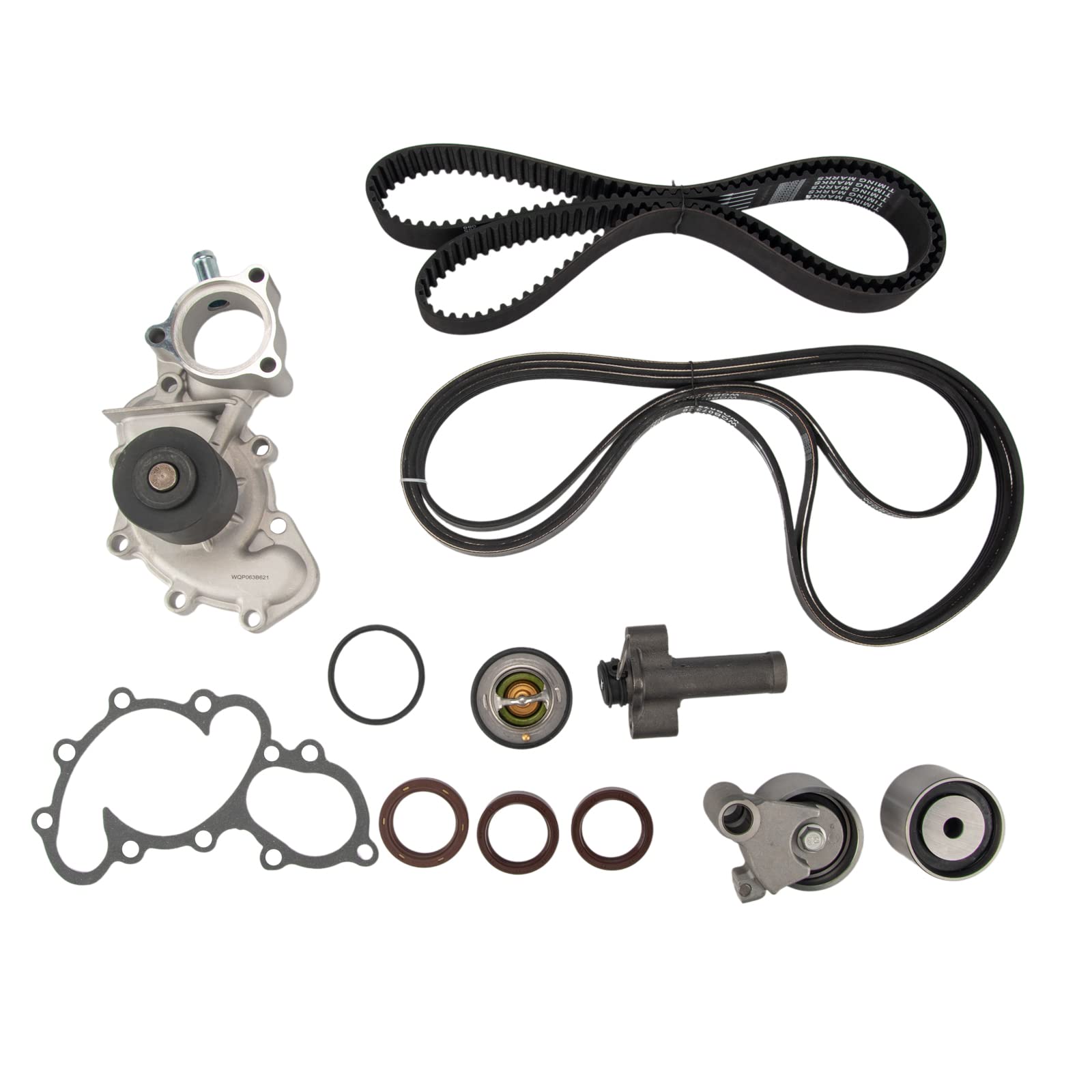 PHILTOP Zahnriemensatz für 1995-2004 Tacoma 3.4L, 1996-2000 4Runner 3.4L, 1996-1997 2001-2002 4Runner, 2000-2004 Tundra 3.4L, 1995-1998 T100 3.4L 4 Liter von PHILTOP