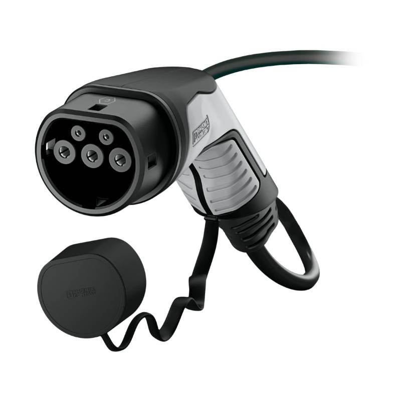 PHOENIX CONTACT Ladekabel Elektroauto Typ 2 (Mode 3) - EV Ladekabel 1627366 E-Auto & Hybrid mit offenem Leitungsende - German Engineering - ergonomisch & robust - 1-Phasig - 7,4 kW - Black and Grey 5m von PHOENIX CONTACT