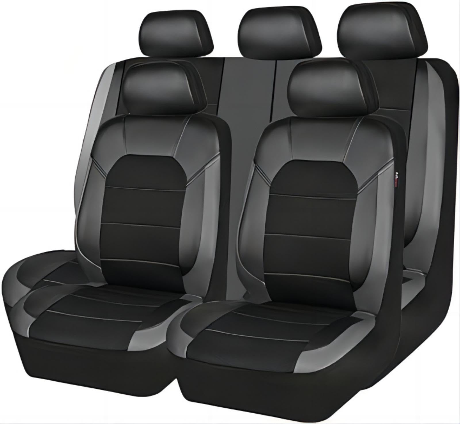 PHOENIX95 Auto Sitzbezüge Sets für Toyota Yaris Cross SUV 2021 2022 2023 2024, Allwetter rutschfest Wasserdicht Atmungsaktiv Sitzschutz, Leicht zu Reinigen, Auto Zubehör,Grey von PHOENIX95