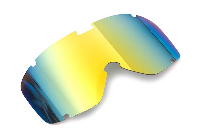 PiWear Ersatzglas für Invase Motorradbrille, gold-verspiegelt von PI Wear