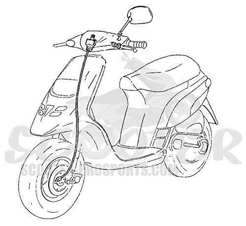 Kolben Kat. A Piaggio für 125 4T/3V i.e. E3, B0180110001 von PIAGGIO