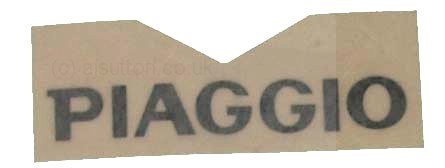 Schriftzug Piaggio Emblem Aufkleber, schwarz, 5743990095 von PIAGGIO