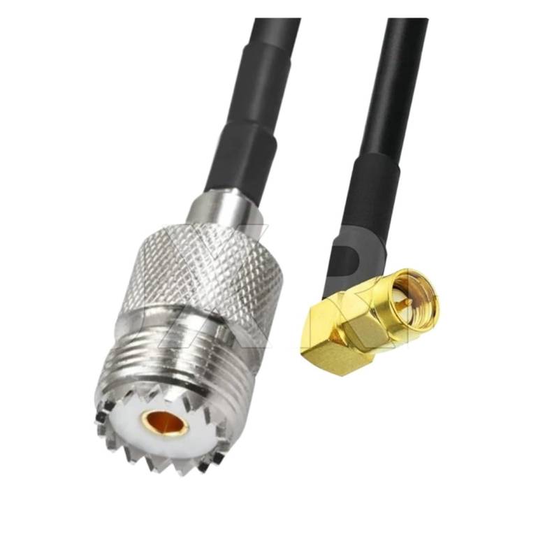 Anschluss BNC-Stecker SMA auf PL259 UHF-Anschluss Verlängerungskabel Kupfer-Zuleitungskabel compatible with the Koaxial-Koaxialkabel RG58(NO 19,10M) von PIKETU