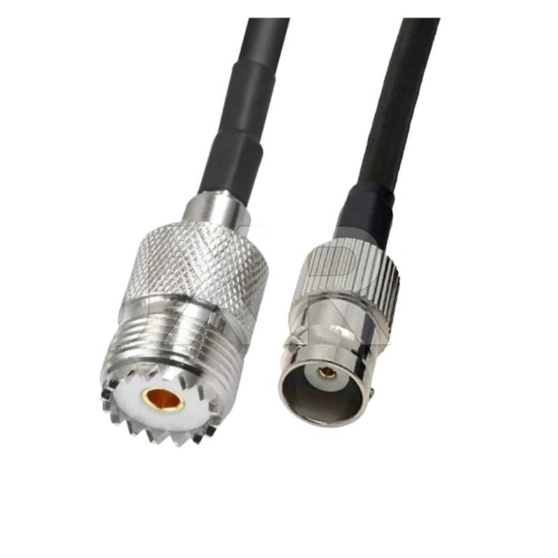 Anschluss BNC-Stecker SMA auf PL259 UHF-Anschluss Verlängerungskabel Kupfer-Zuleitungskabel compatible with the Koaxial-Koaxialkabel RG58(NO 8,50CM) von PIKETU