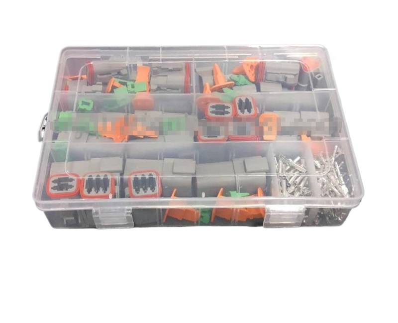 Hengliang Store 250 stücke De/UTS/ch. Dt. Serie wasserdichtes Drahtverbinder-Kit DT06-2/3/4 / 6S DT04-2 / ​​3/4 / 6P Automotive mit Pins Box versiegelt von PIKETU