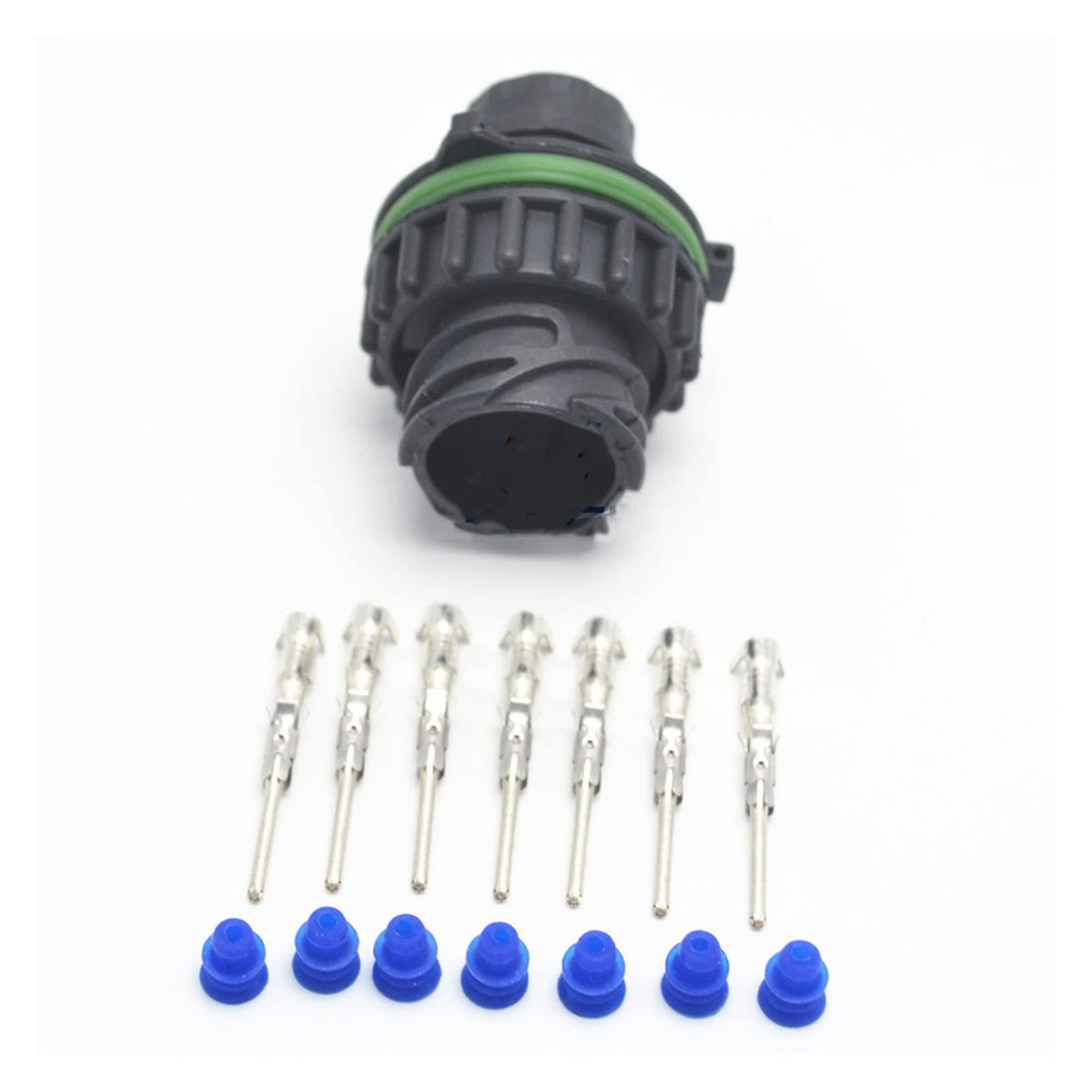 Hengliang Store 5 Sets Kits 7 Pin AMP Automotive männliche Drucksensor Stecker Fit Fit Compatible Auto Oil Exploration Railway 1718230-1 1718230(10 Sets) von PIKETU