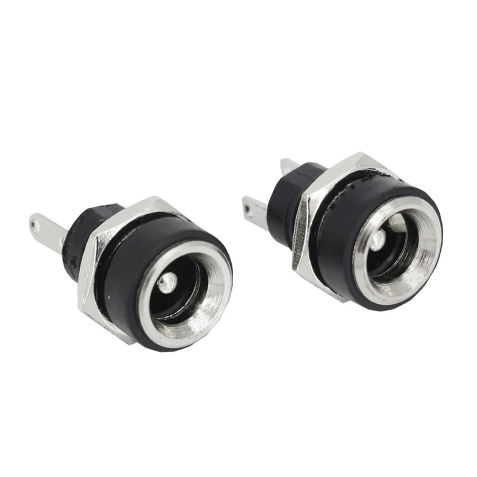 PIKETU Hengliang Store DC-022B 3 A 12 V kompatibles DC-Netzteil, Klinkenbuchse, 5,5 mm x 2,1 mm, 5,5 mm x 2,5 mm, DC022B-Stecker (5,5 mm x 2,1 mm), 10 Stück von PIKETU