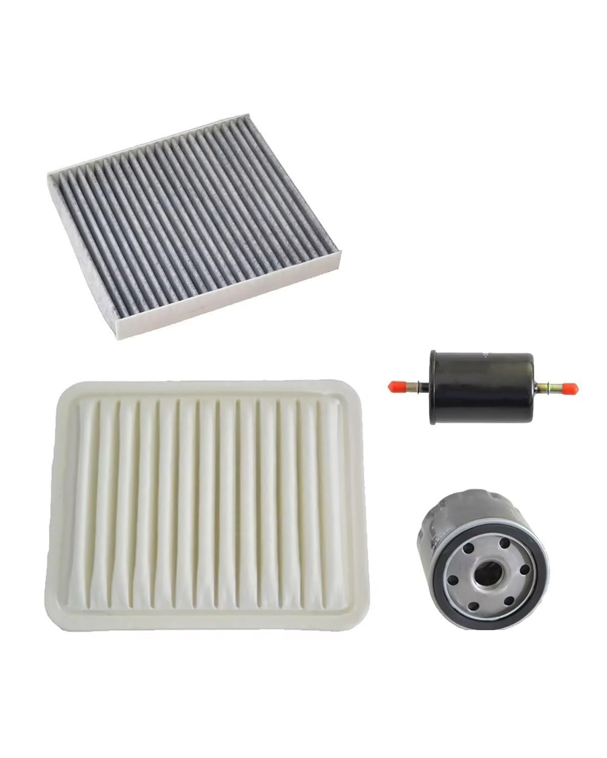 Kraftstofffilter 4-teiliges Filterset Für GAC GA3S 1.6L 2014-2018 Trumpchi GA3 2013 Kabine A/C Frischluft Kraftstoff Gas Ölfilter Kit 4B16K1 Zubehör Benzinfilter von PIKUHS