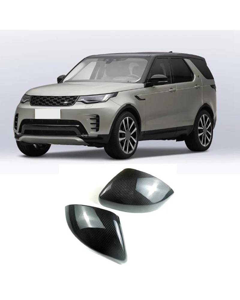 Spiegelkappen Für Land Für Rover Für Range Für Rover 2014-2022 Auto Carbon Fiber Rückspiegel Abdeckung Shell Cap Ersatzteile Autozubehör Auto Spiegelkappen von PIKUHS