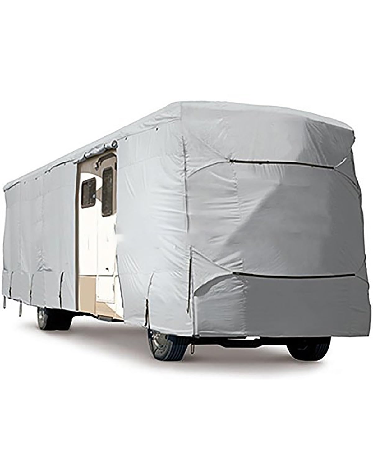 Wohnmobilabdeckungen Für Iveco Transit Reise Auto Abdeckung 300D Oxford Tuch Vliesstoff Aluminium Film Verbund Baumwolle Anhänger Auto Abdeckung Wohnmobil Schutzhülle von PIKUHS