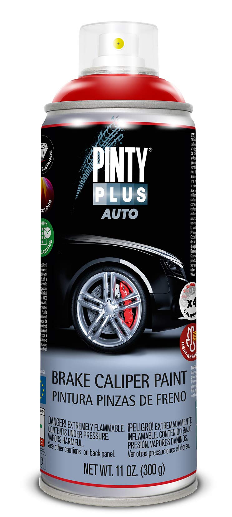 PINTYPLUS AUTO 182 520cc Bremszange rot PF107 von PINTY PLUS