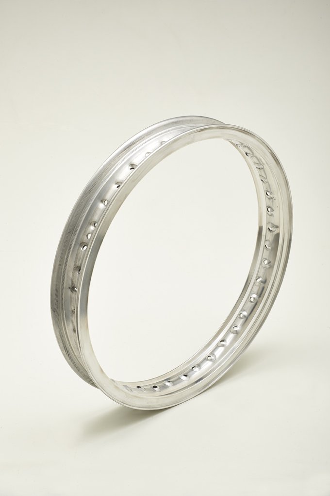 Aluminiumfelge mit Rand und Profil H für Motorräder bis 70er Jahre WHEEL RIM WM2 1,85 x 19 40 Löcher von PIRINI MOTO