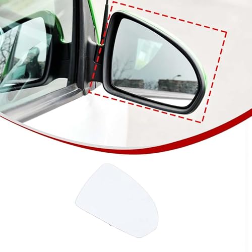 Außenspiegel Spiegelglas Ersatz Geeignet für Mercedes Benz Smart 2009-2014,Spiegelglas Beheizbar,Asphärisches Rückspiegelglas mit Trägerplatte (Rechts) von PIUGILH