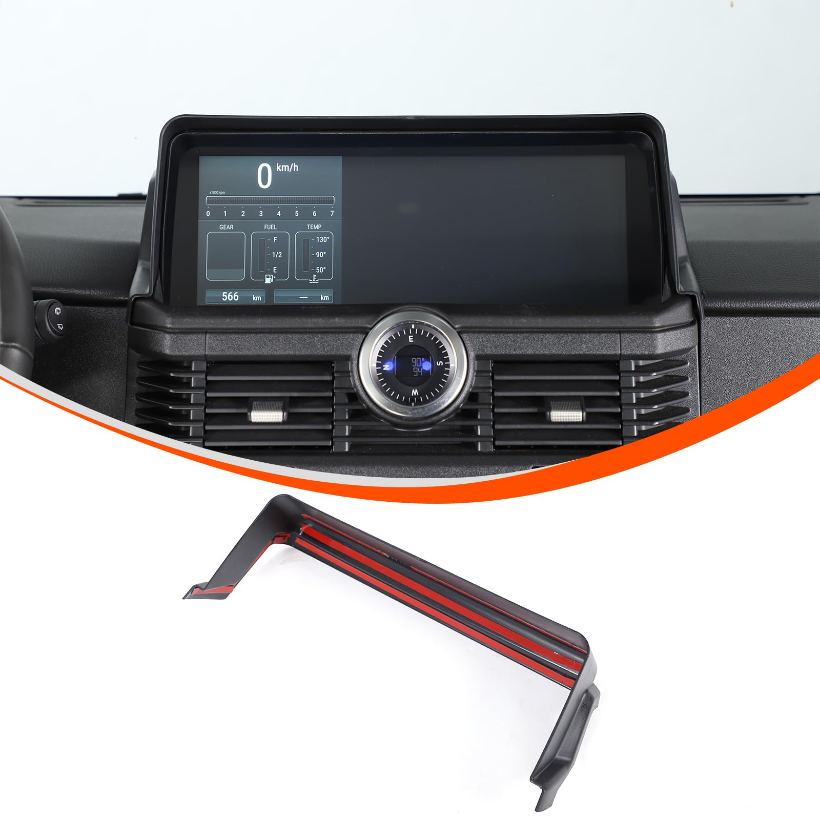 PIUGILH Auto Navigation Screen Sonnenschutz Geeignet für INEOS Grenadier 2020-2024,Auto GPS Navigation Sonnenschutz Visier Anti Glare Cover,Auto Interieur Innendekoration Zubehör von PIUGILH