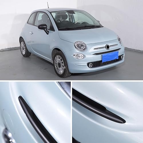 Geeignet für 2016-2024 Fiat 500 Kühlergrill Zierstange,Obere Zierleisten für die Vordere Stoßstange für Fiat 500 Dekorative Accessoires, Vorderen Stoßstange Obere Dekorative Abdeckung von PIUGILH