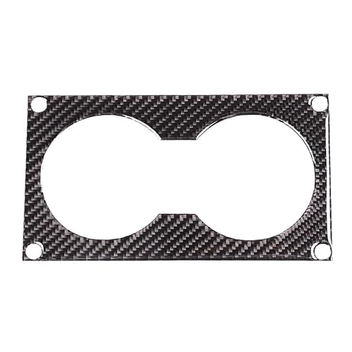 IMittelkonsole Wasser Cup Holder Panel Cover Geeignet für INEOS Grenadier 2020-2024,Mittelkonsole Getränkehalter Dekorieren Rahmen,Autozubehör Innenraum (Schwarz) von PIUGILH