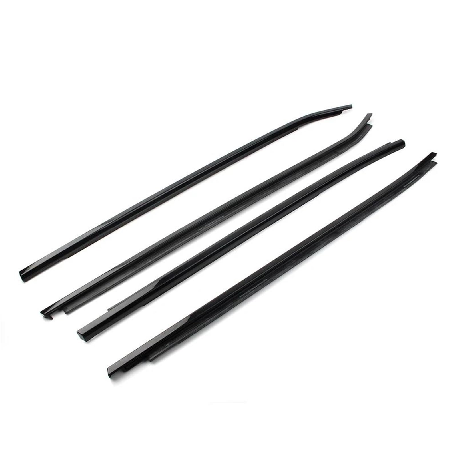 Teile für Fensterleisten 4Pcs Auto Weathers Fenster Außerhalb Moulding Trim Tür Dichtung Gürtel Moulding Für B&MW X3 2011 2012 2013-2017 Schwarz(Schwarz) von PIWINE