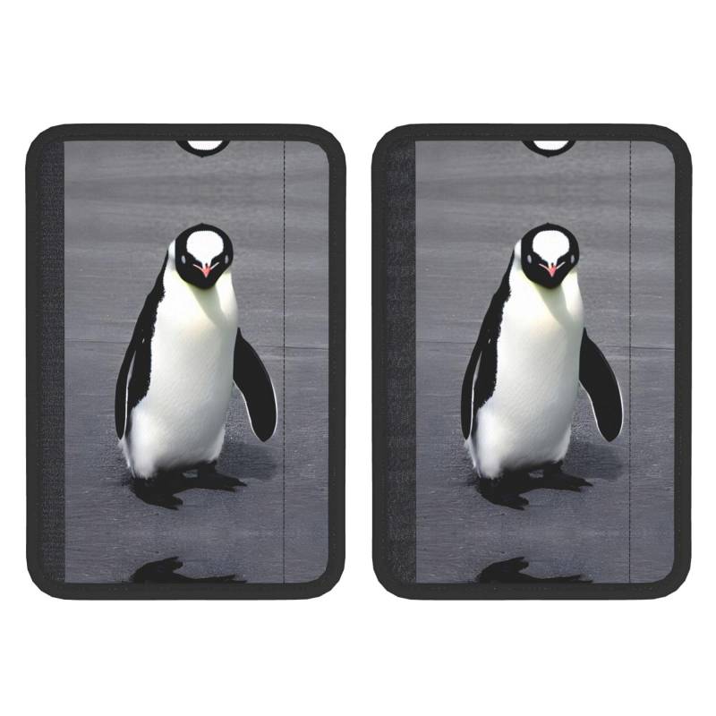 PIXOLE Niedlicher Pinguin-Druck Weiche Komfort Auto Sicherheitsgurt Pads Abdeckung Universal Sicherheitsgurt Schulterpolster Gurtabdeckungen von PIXOLE