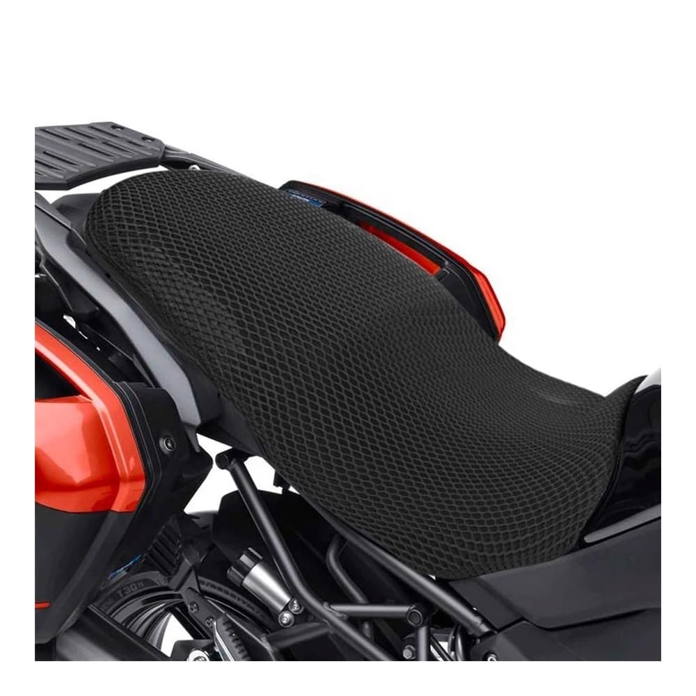 Motorrad-Sitzbezug Motorrad Anti-Rutsch 3D Mesh Stoff Sitzbezug Atmungsaktives Wasserdichtes Kissen Für Kawasaki Ver&sys 1000 Ver&sys1000 ABS von PJFRUBDS