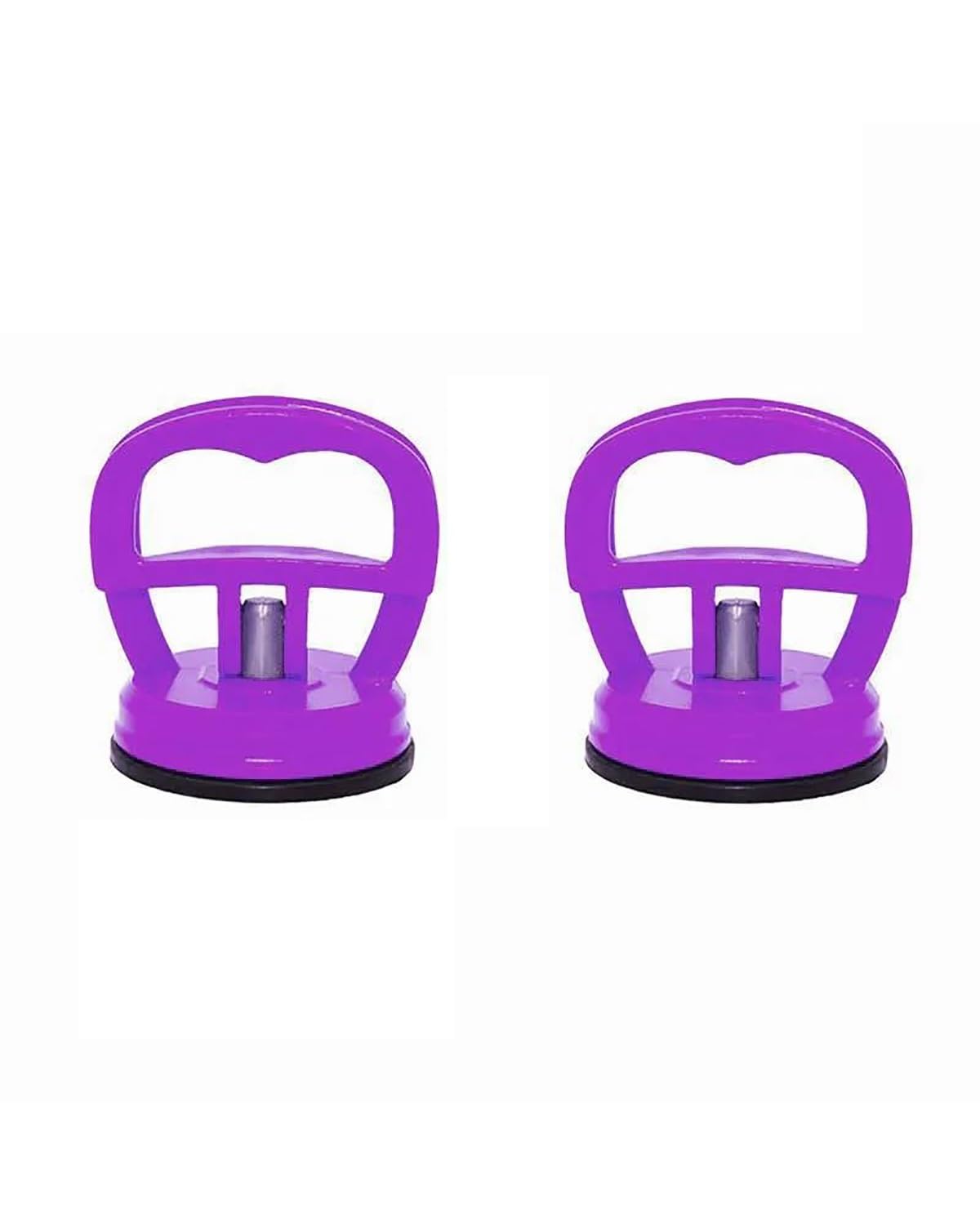 Ausbeulwerkzeug Auto Karosserie Reparatur Werkzeug Saugnapf Dent Puller Auto Reparatur Kit Zubehör Werkzeuge Dellen Rausziehen(Purple 2pcs) von PJJUHS