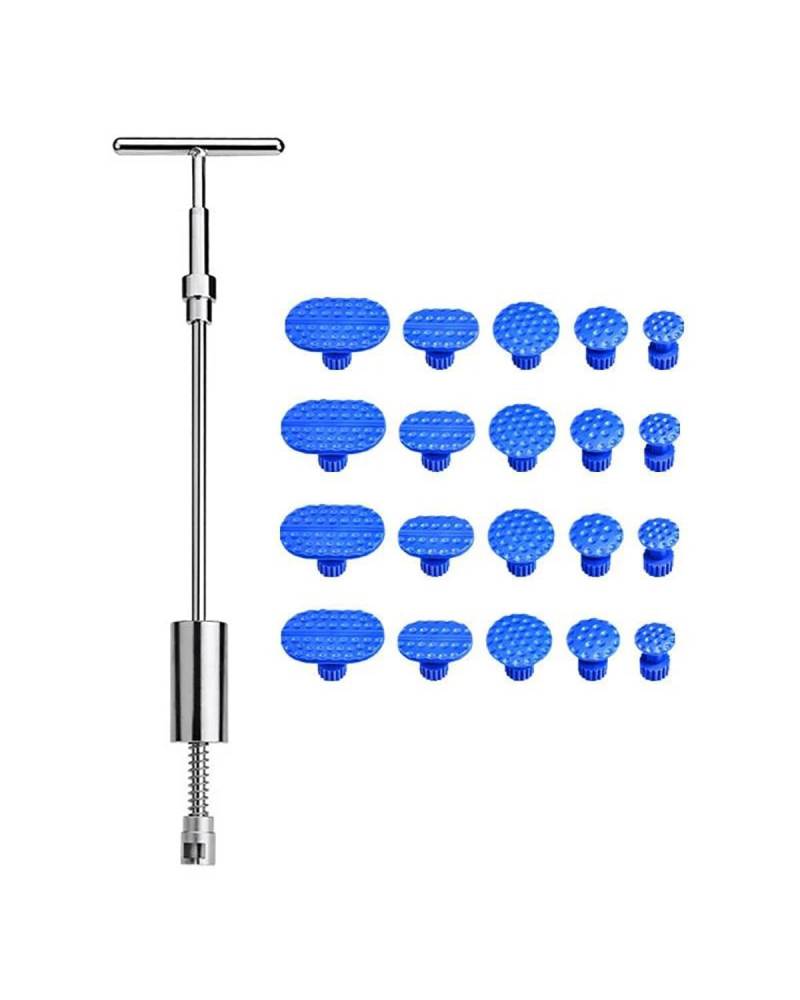 Ausbeulwerkzeug Dellenentfernungswerkzeug Mit Gleithammer Für Automobilkarosserien Dellenentfernungswerkzeug Mit T-Stange Dellen Rausziehen(Kit 2 (No Glue)) von PJJUHS