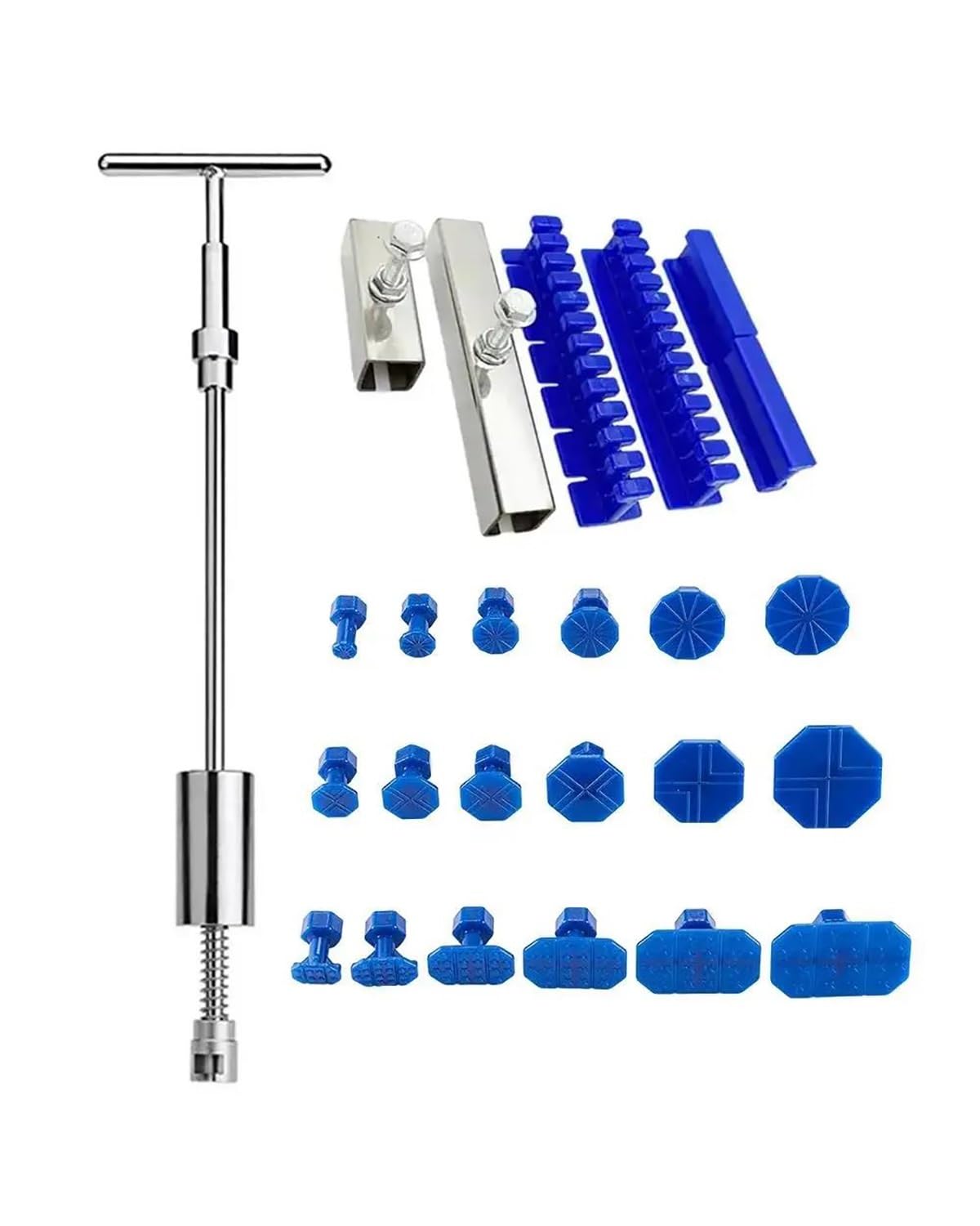 Ausbeulwerkzeug Paintless Dent Puller Kit Reparaturwerkzeug 138 Saugnapf-Dellenentfernungsset Dellen Rausziehen(28Pcs) von PJJUHS