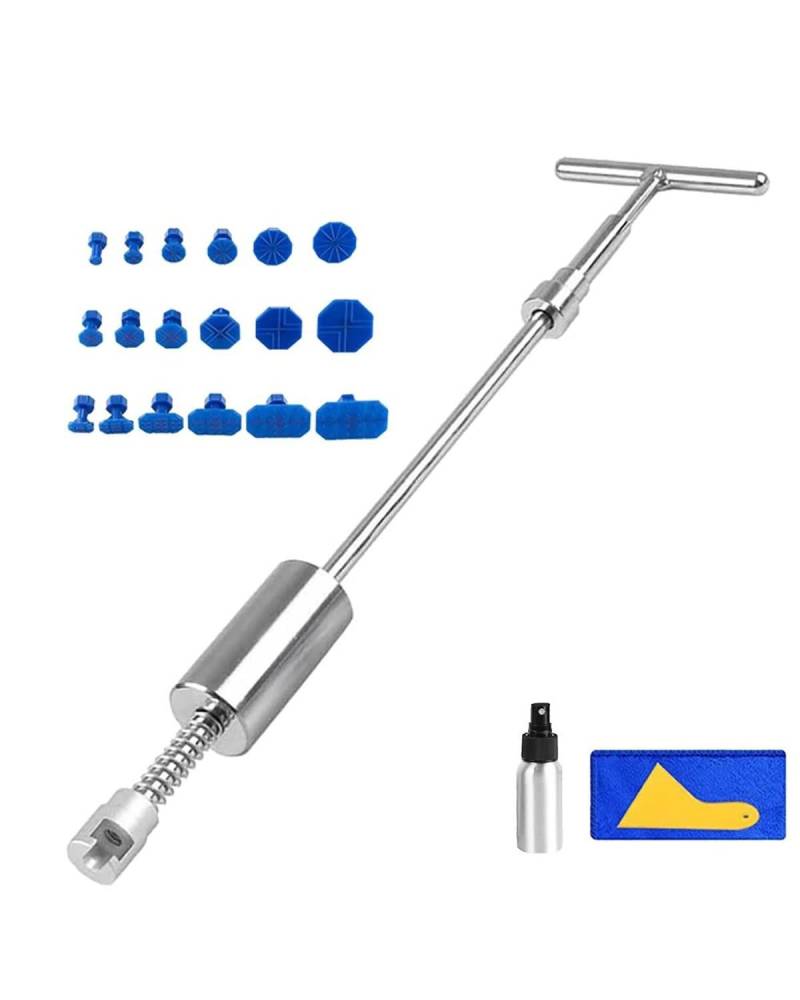 Ausbeulwerkzeug Paintless Dent Removal Tool Für Auto Handwerkzeuge Saugnapf Reverse Hammer Dent Puller Saugnapf Dellen Rausziehen(Set 1) von PJJUHS