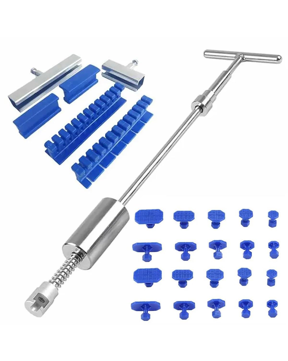 Ausbeulwerkzeug Professionelles Automatisches Dellenentfernungsset Metallabzieher Karosserie-Dellenentfernungszubehör Dellen Rausziehen(Kit 4) von PJJUHS