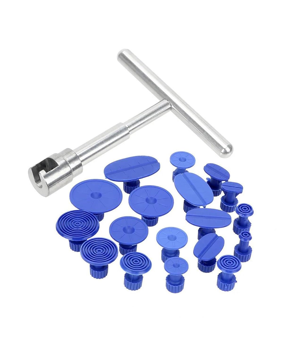 Ausbeulwerkzeug Universal Auto Dent Puller Kunststoff Saugnapf Reparatur Kit Ziehen Auto Reparatur Werkzeuge Dellen Rausziehen(Puller Kit (No Glue)) von PJJUHS