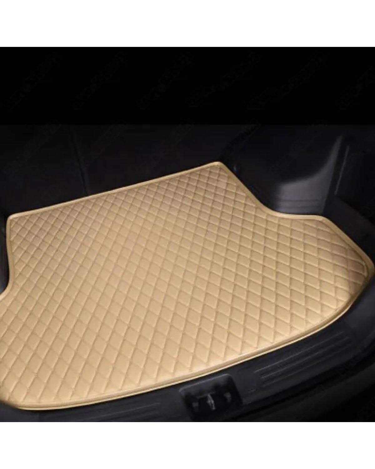 Auto-Frachteinlagen für CR-Z HR-V CR-V für Accord für Civic For Insight Jazz Fit Auto Kofferraum Kofferraumwannen Tablett Auto Fußmatten Wasserdicht Auto Cargo Liner Kofferraumwanne (Beige) von PJJUHS