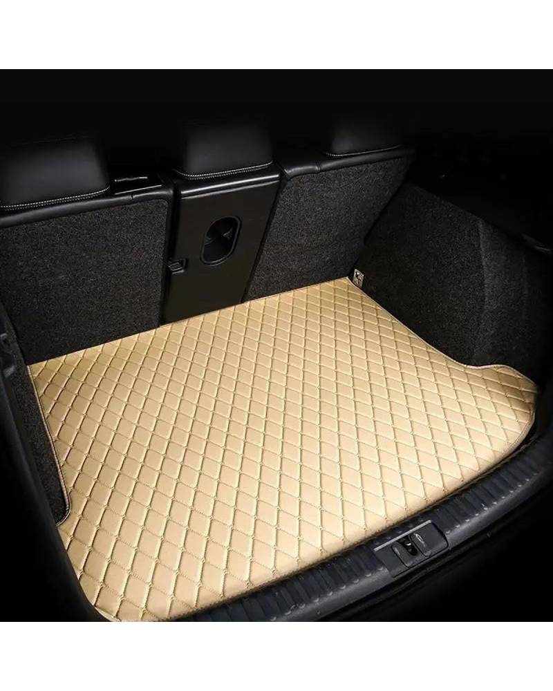 Auto-Frachteinlagen für Edge 2009 2010 2011 2012 2013 2014 Auto-Fußmatte Fußpolster Cargo Liner Teppich Innenzubehör Kofferraummatte Kofferraumauskleidung (beige) von PJJUHS