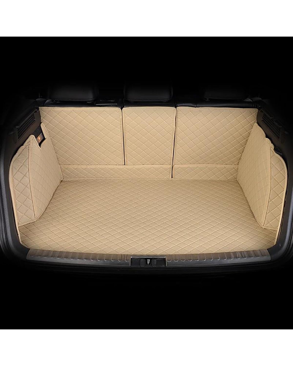 Besturn Kofferraummatte für B30 X40 X80 Auto All Wrap Kofferraumabdeckung Schutz Leder Full Wrap Auto Kofferraummatte Kofferraumauskleidung (Beige) von PJJUHS