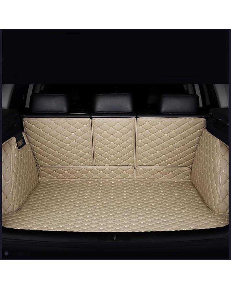 Kofferraummatte für Infiniti FX EX JX QX50 QX56 Q50 Q60 QX80 ESQ FX35 QX70 Q70L QX50 QX60, Leder, Kofferraummatte (beige) von PJJUHS