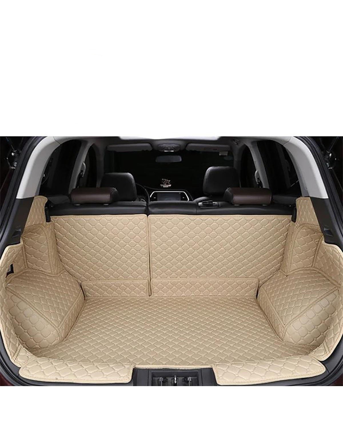 Kofferraummatte für Lexus LX-Serie 2016 2017 2018 2019, rutschfest und leicht zu reinigen, Kofferraummatte (beige) von PJJUHS