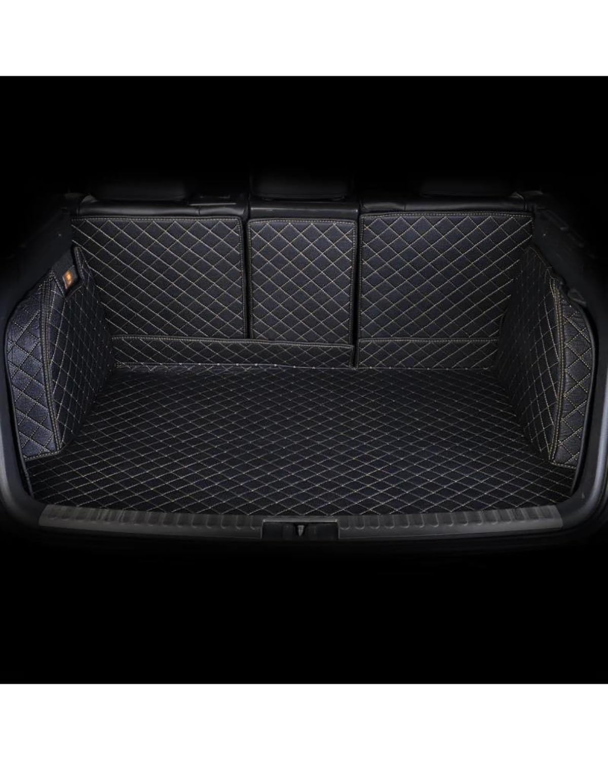 Kofferraummatte für Lincoln für Navigator, MKC, MKS, MKT, MKX, MKZ, Aviator, Nautilus, Kofferraummatte, Kofferraummatte (Black rice 2) von PJJUHS