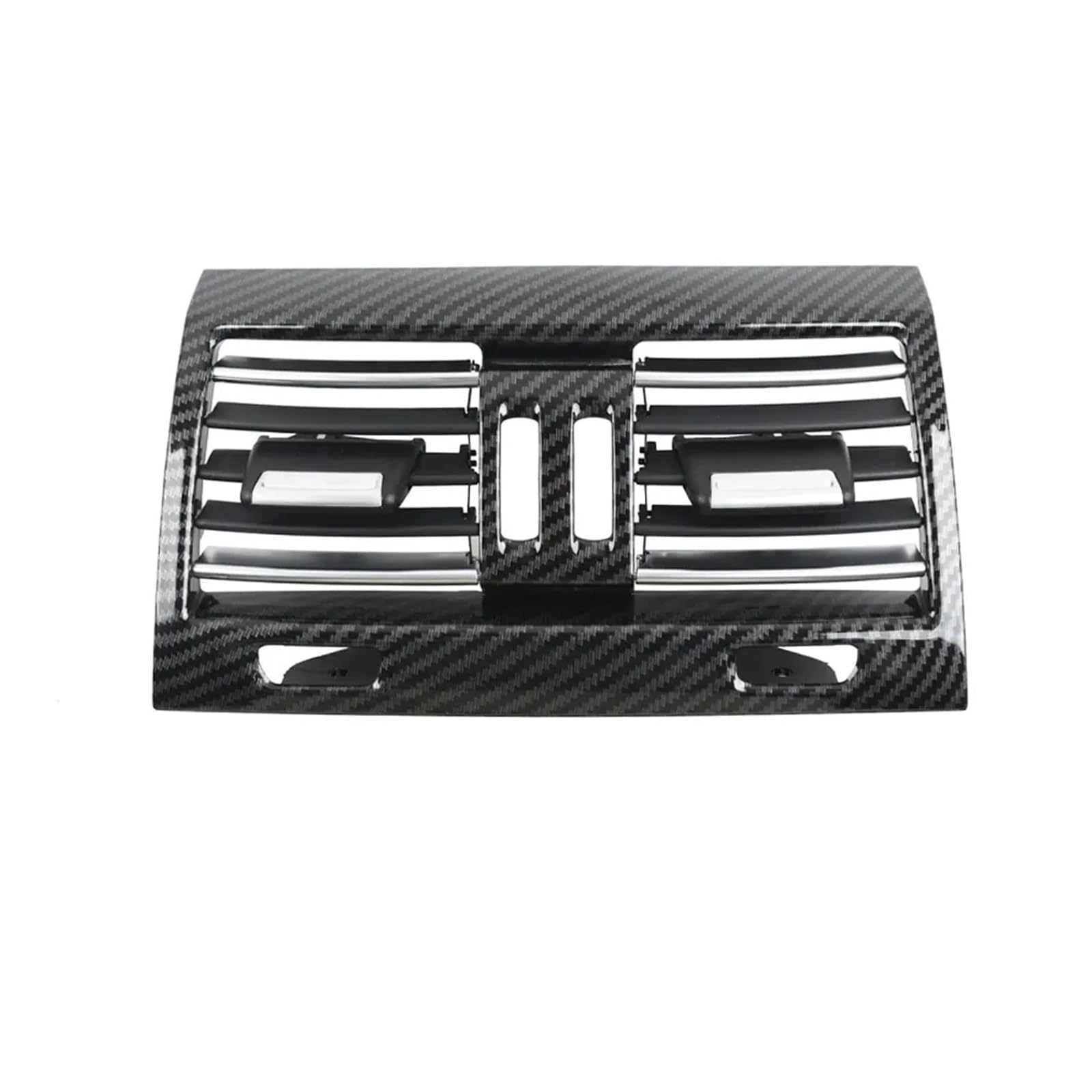 Lüftungsgitter Für 5 Serie Für F10 F11 F18 520 525 528 530 535 Carbon Faser Vorne Hinten Links Rechts Verchromte AC Vent Grille Outlet Abdeckung Panel A/C Klimaanlage Steckdose(-Rear ModelC) von PJJUHS