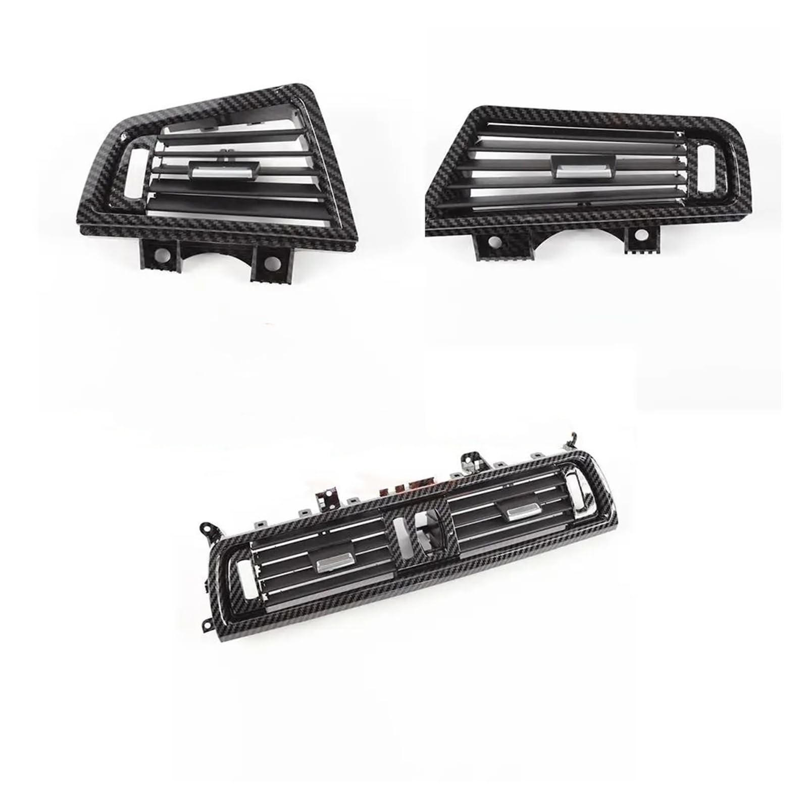 Lüftungsgitter Für 5 Series Für F10 Für F11 Für F18 Dashboard Air Outlet Vent Auto Hinten Vorne Klimaanlage AC Vent Outlet Grille Panel A/C Klimaanlage Steckdose(Front Low 3 pcs) von PJJUHS