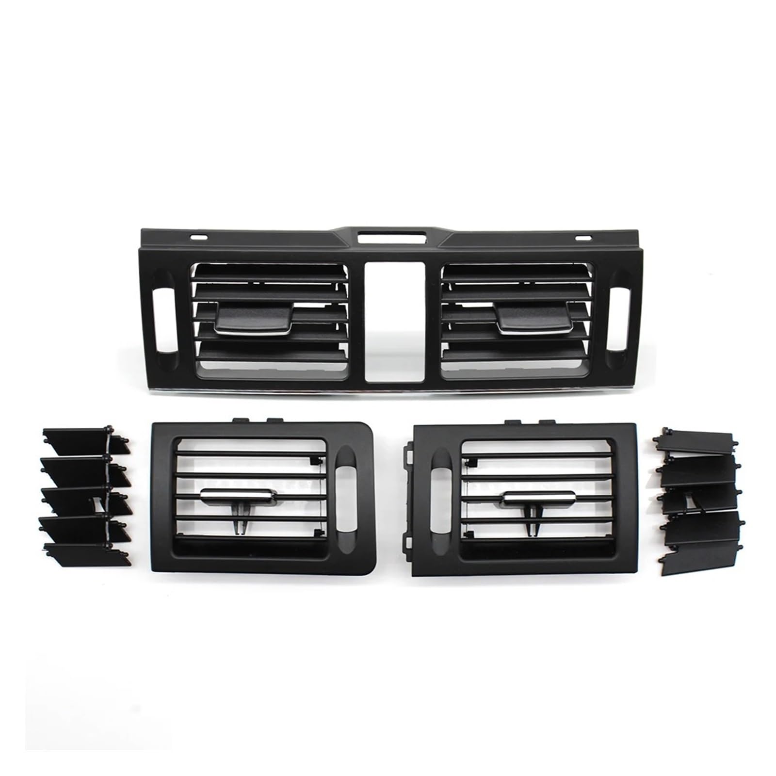 Lüftungsgitter Für Benz Für W204 Für C Klasse 180 200 220 230 260 300 2007-2011 3PCS Vorne Mitte Klimaanlage AC Vent Grille Outlet Abdeckung A/C Klimaanlage Steckdose(-RHD-Model B Set) von PJJUHS