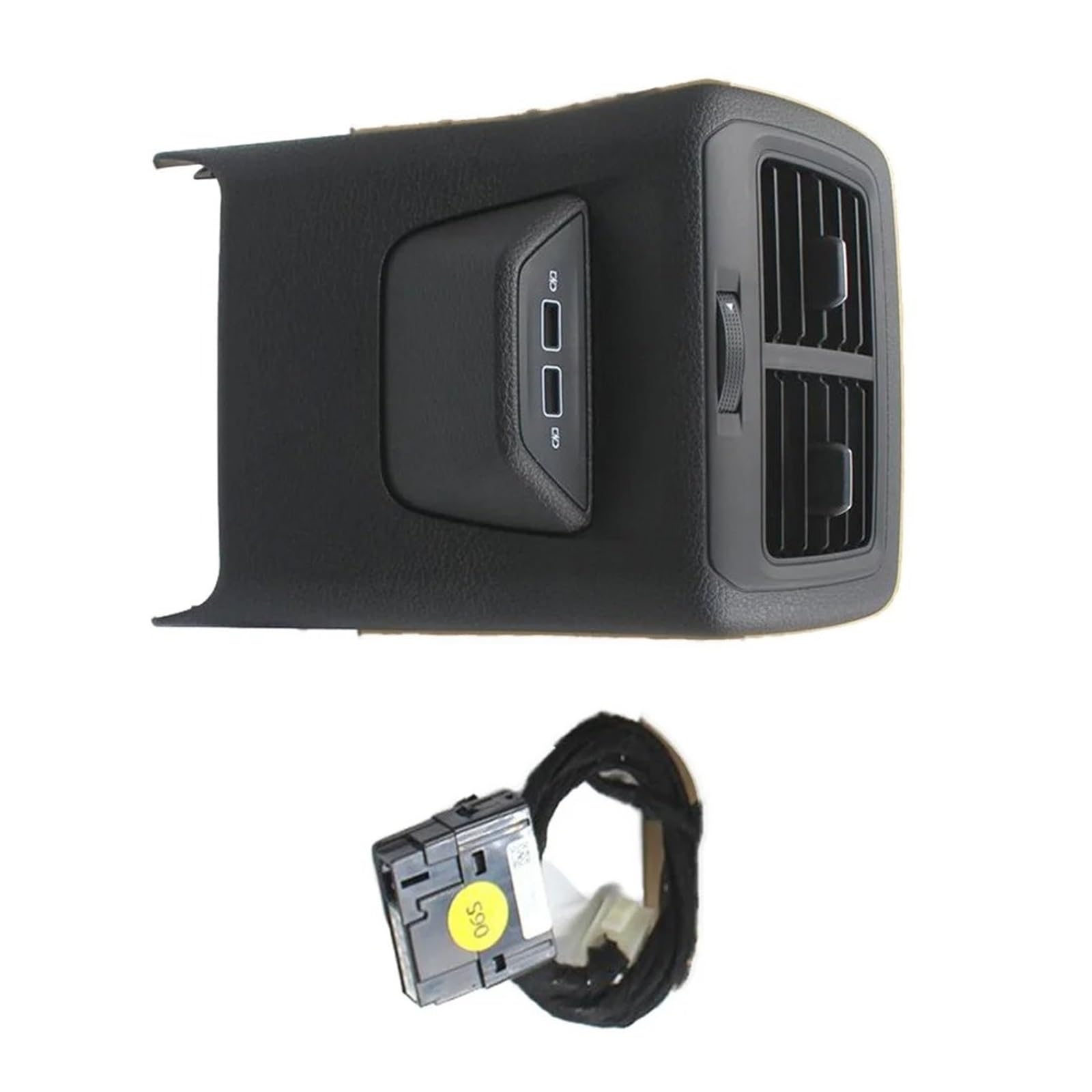 Lüftungsgitter Für Golf 7 Für MK7 Hinten Achselhöhle Hinten Air Outlet Klimaanlage Outlet Allgemeine Gürtel Abdeckung Platte 5GG 819 203 Auto Liefert A/C Klimaanlage Steckdose(USB and TYPT C) von PJJUHS